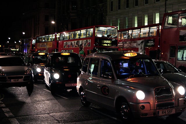 Taxis at Night